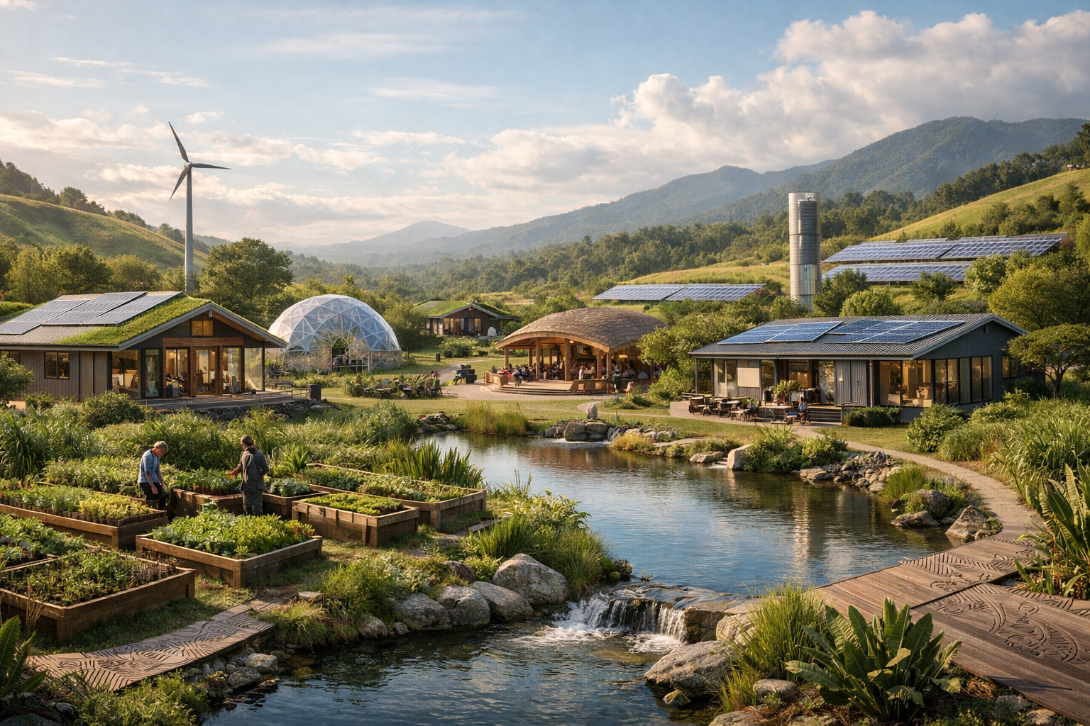 Neobiome eco-community landscape